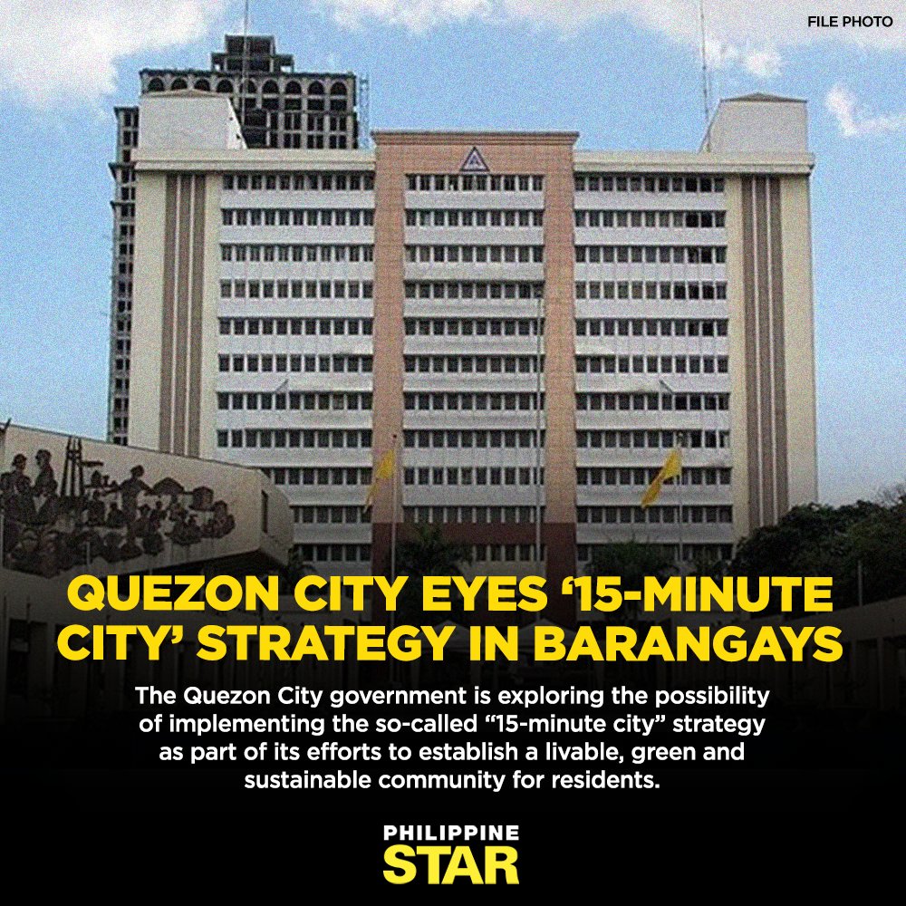 PhilippineStar's tweet photo. The concept, introduced by French urban planning expert and university professor Carlos Moreno, is a model that ensures all essential services are accessible to residents within a short walk or bike ride from their houses. https://t.co/W8tMF6JuMB https://t.co/vbCca9Wc1c