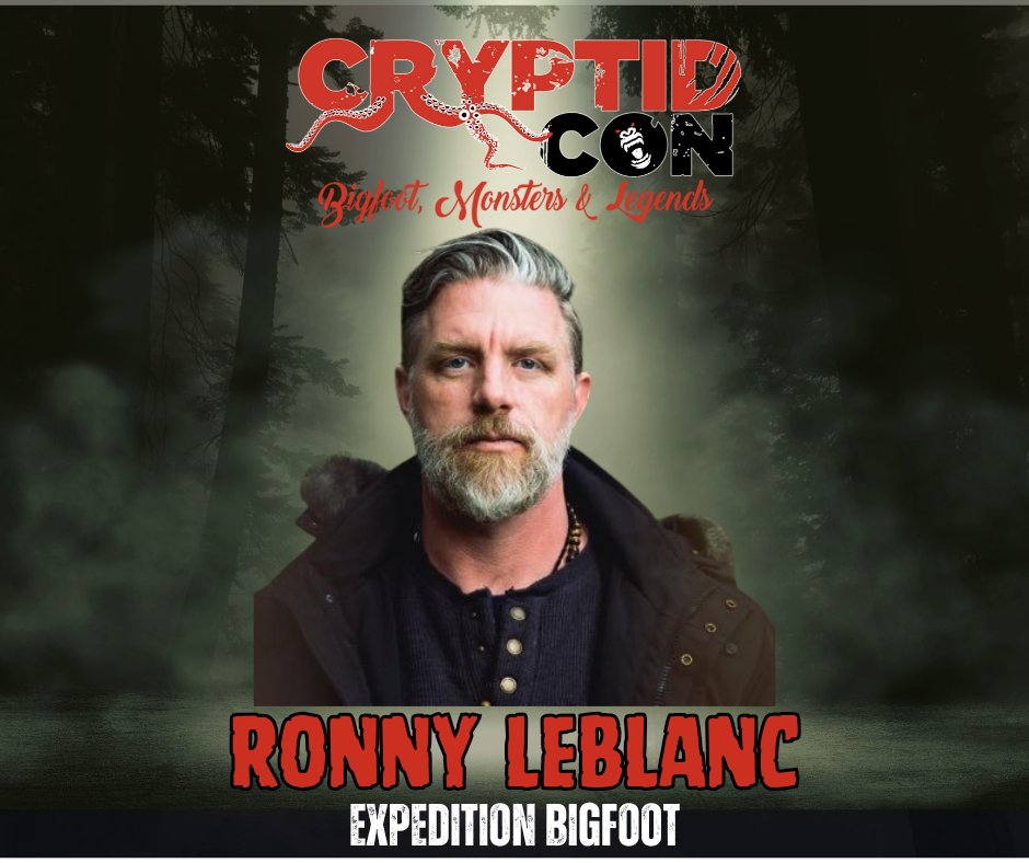 Expedition Bigfoot star Ronny LeBlanc will be joining the lineup for Cryptid Con this November 18th and 19th in Lexington, KY!