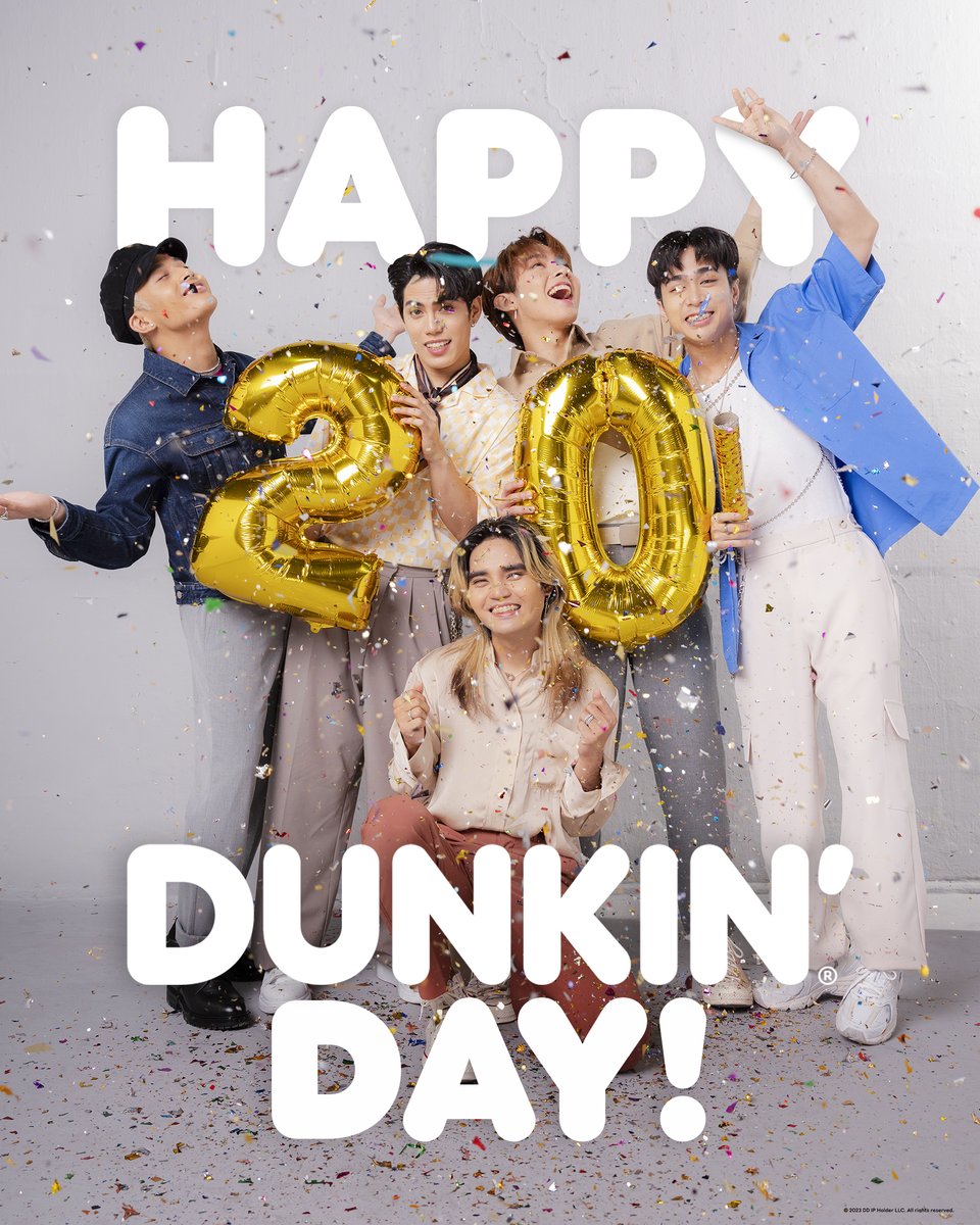 In mood for a celebration today with another Dunkin’ milestone. Happy 20th Dunkin’ Day! #20thDunkinPHDay #DunkinPH 🥳️️