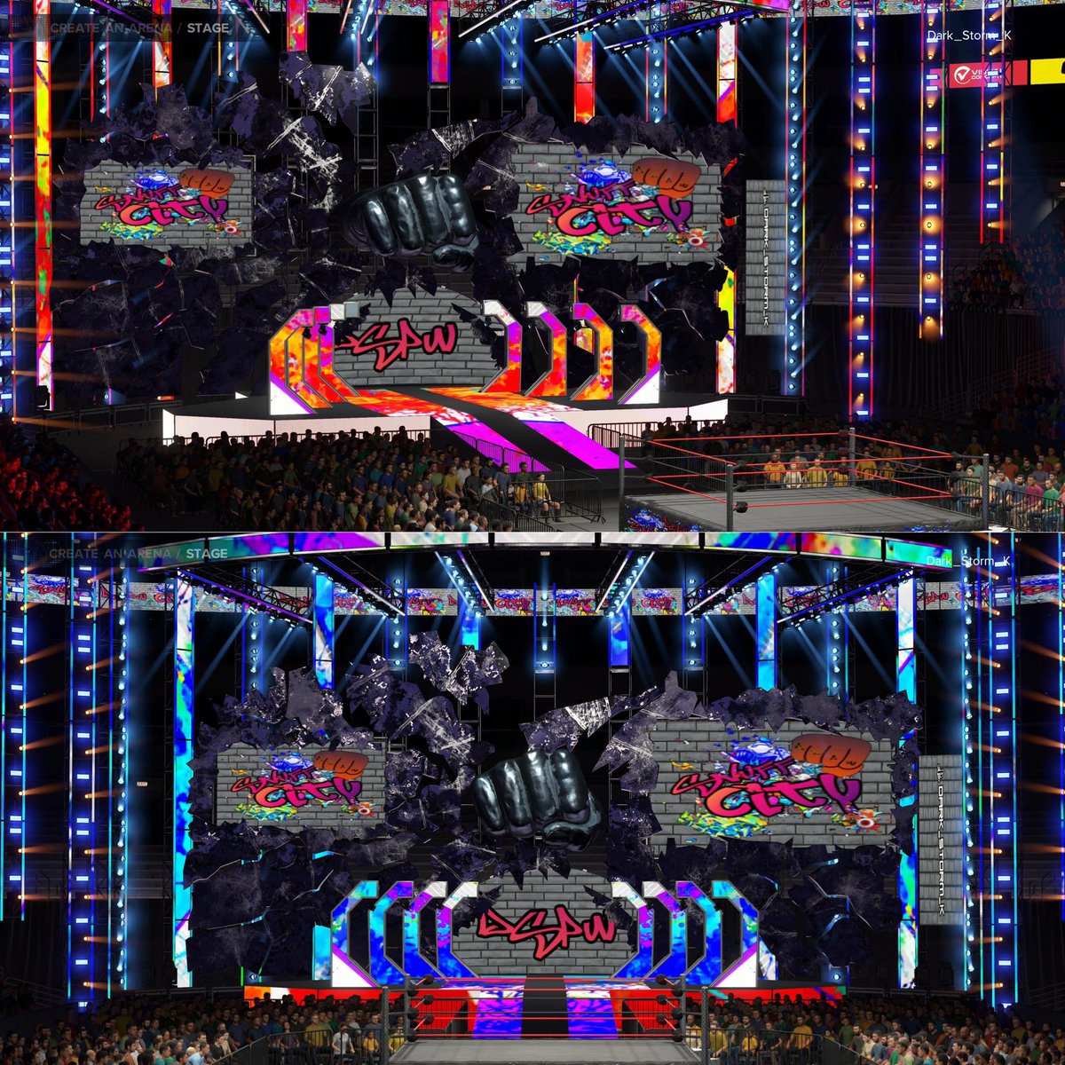 OreoWashington's tweet photo. https://t.co/F3aAu0F6AE

DSPW SNUFF CITY 
✅ SHOW
✅ ARENA
✅MENS, WOMENS AND TAG BELTS

All Now Available For Download #DSPW https://t.co/Ig1J1SEhqi