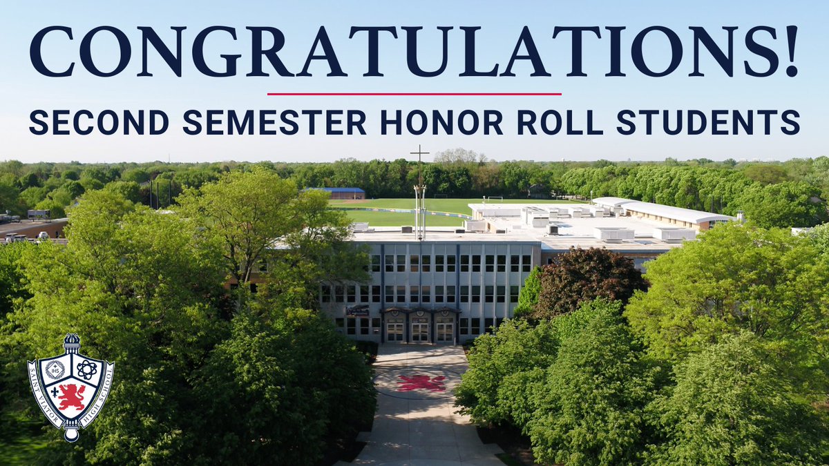 SaintViatorHS's tweet photo. Second Semester Honor Roll Announced #SVHSProud
https://t.co/VGvkkQEXd5 https://t.co/logwpuGE0e