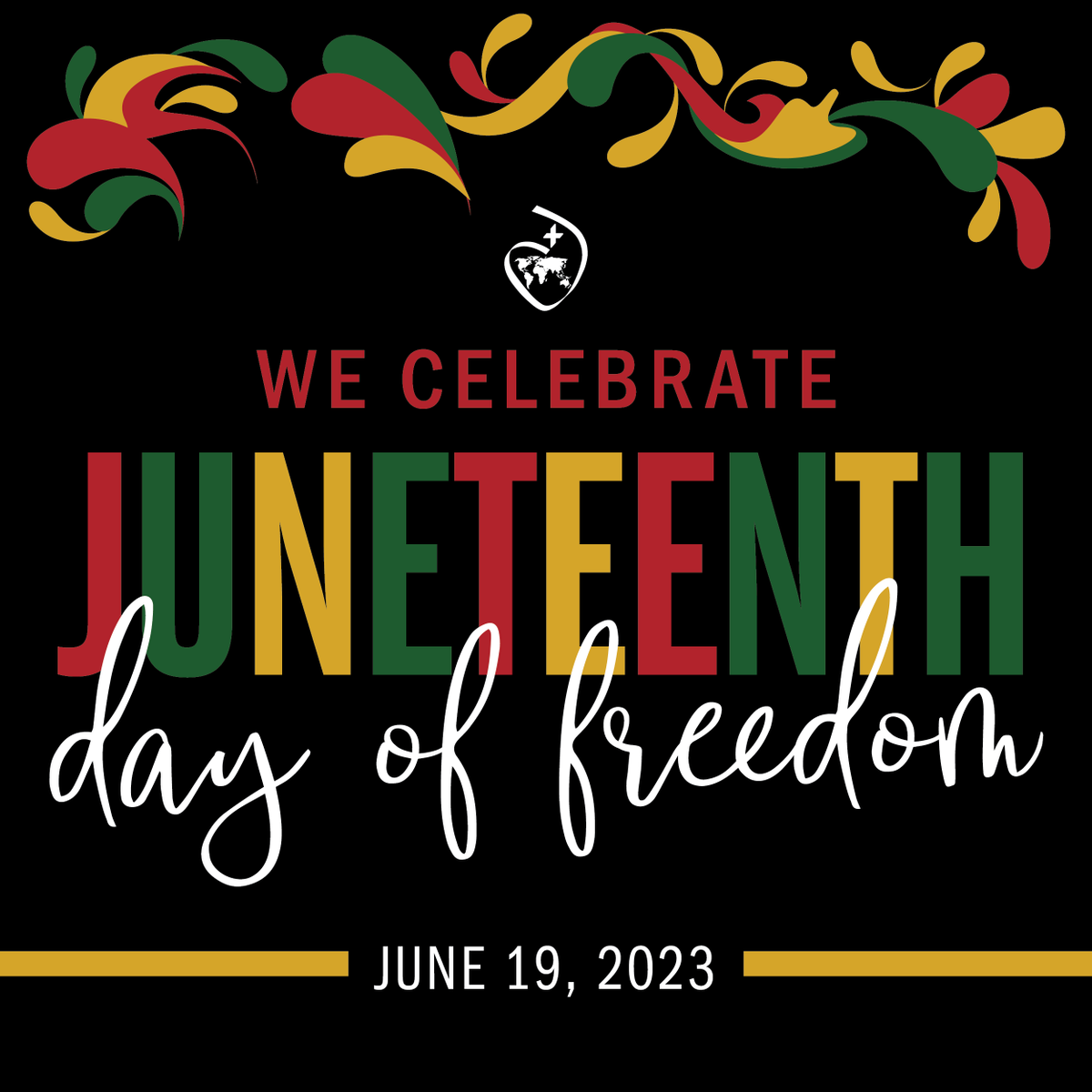 While today is a holiday of particular importance to Black Americans, it's also a day when all of us should pause to remember the long &amp; often painful journey towards freedom. We pray &amp; work together for a society that will be marked by true freedom, equity &amp; justice for all.