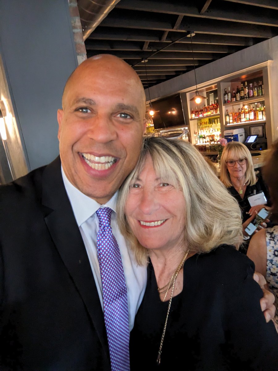 With my Senator today, the Honorable @CoryBooker who came out to support #PlannedParenthood 's Action Committee in #New Jersey.  NJ is a safe state for now--but we all better get to the polls in November.
Thank you, my friend, for always being on the side of right.