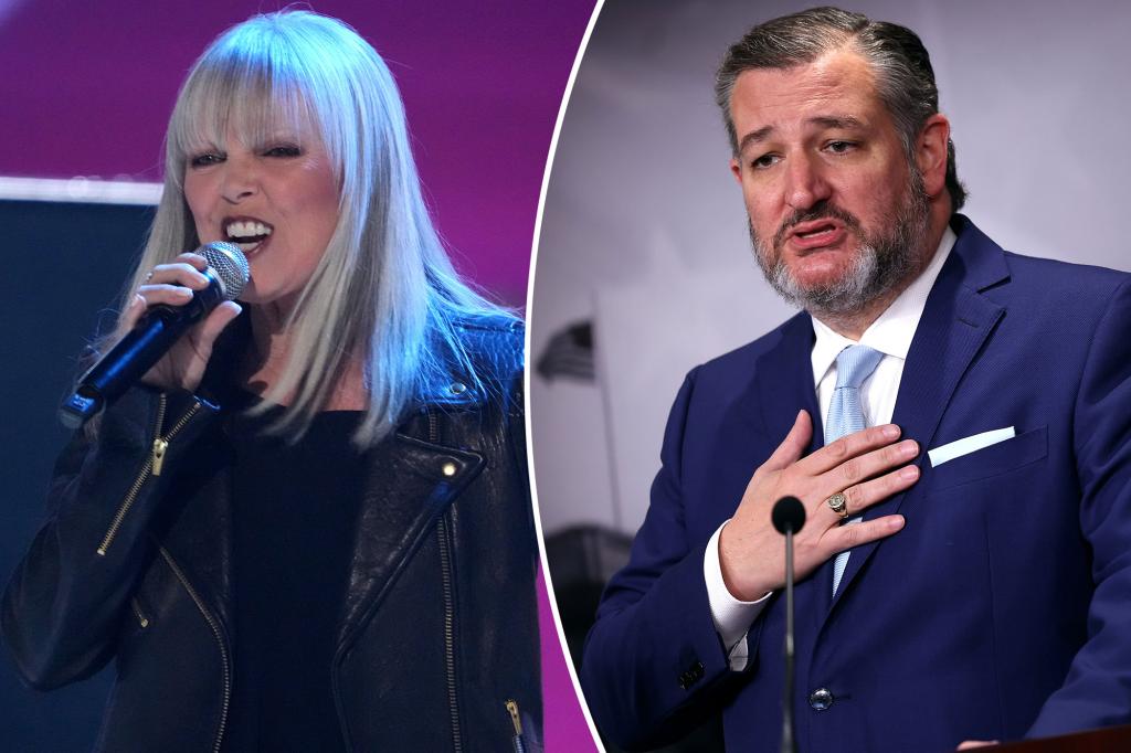 nypost's tweet photo. Pat Benatar roasts Sen. Ted Cruz after he suggests she’s demonic https://t.co/i4ig5rhCDa https://t.co/rGNxqsI6XC