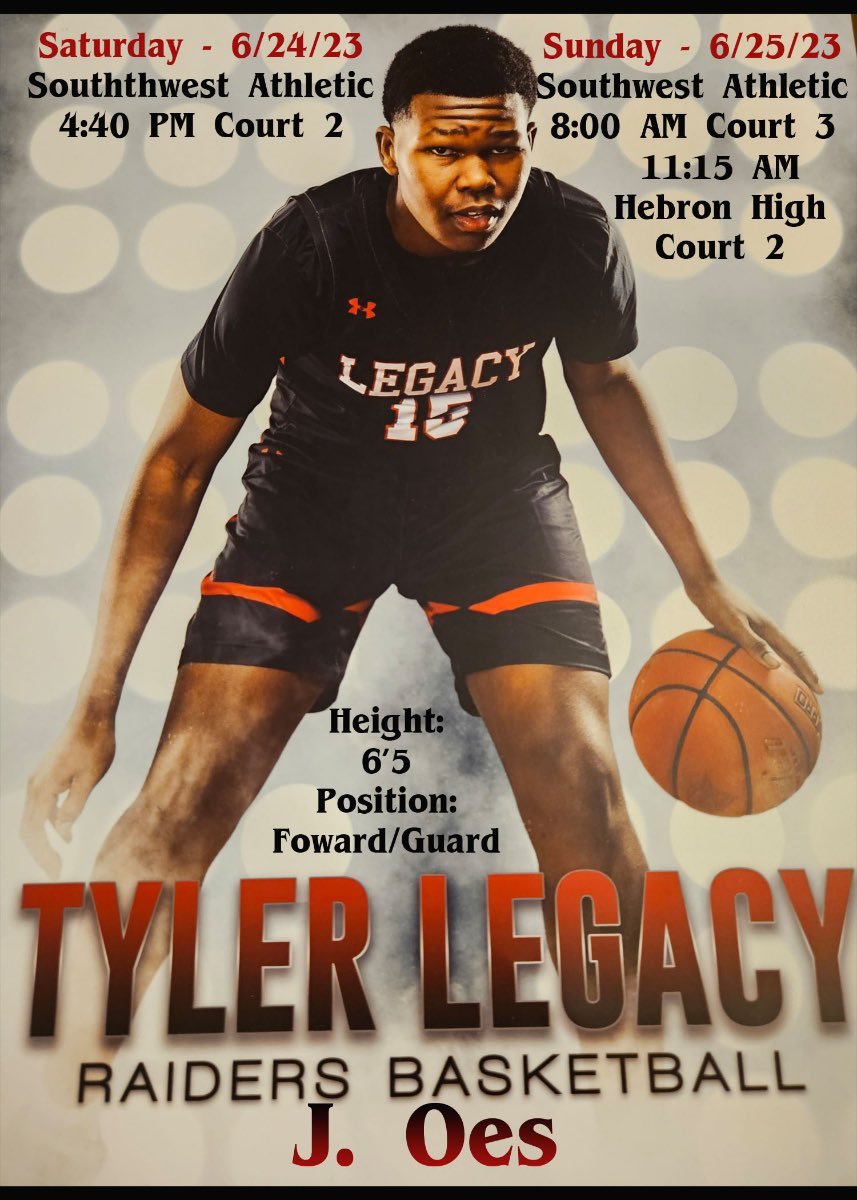 Excited to be playing with @TylerLegacyBB in TABC on next weekend!!! @GASOMass @GASOLyndon @Tabchoops @iFilmHoopers @TexasHoopsGASO