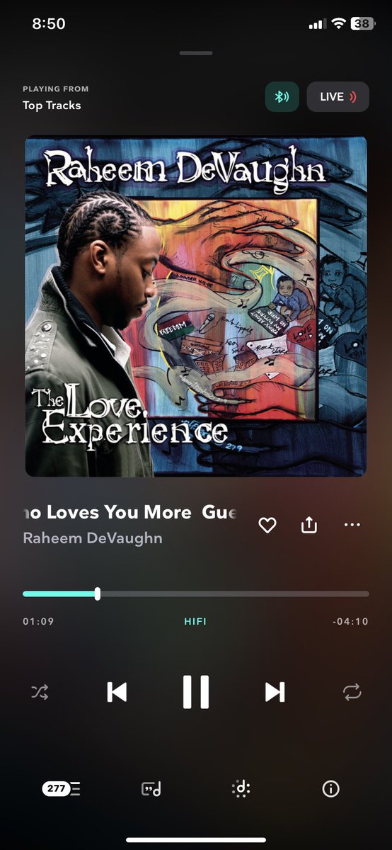 The way he ended the song “on my way to right nowwww” *drops mic in middle of session* Chile that’s some real storytelling. #RaheemDeVaughn #GuessWhoLovesYouMore