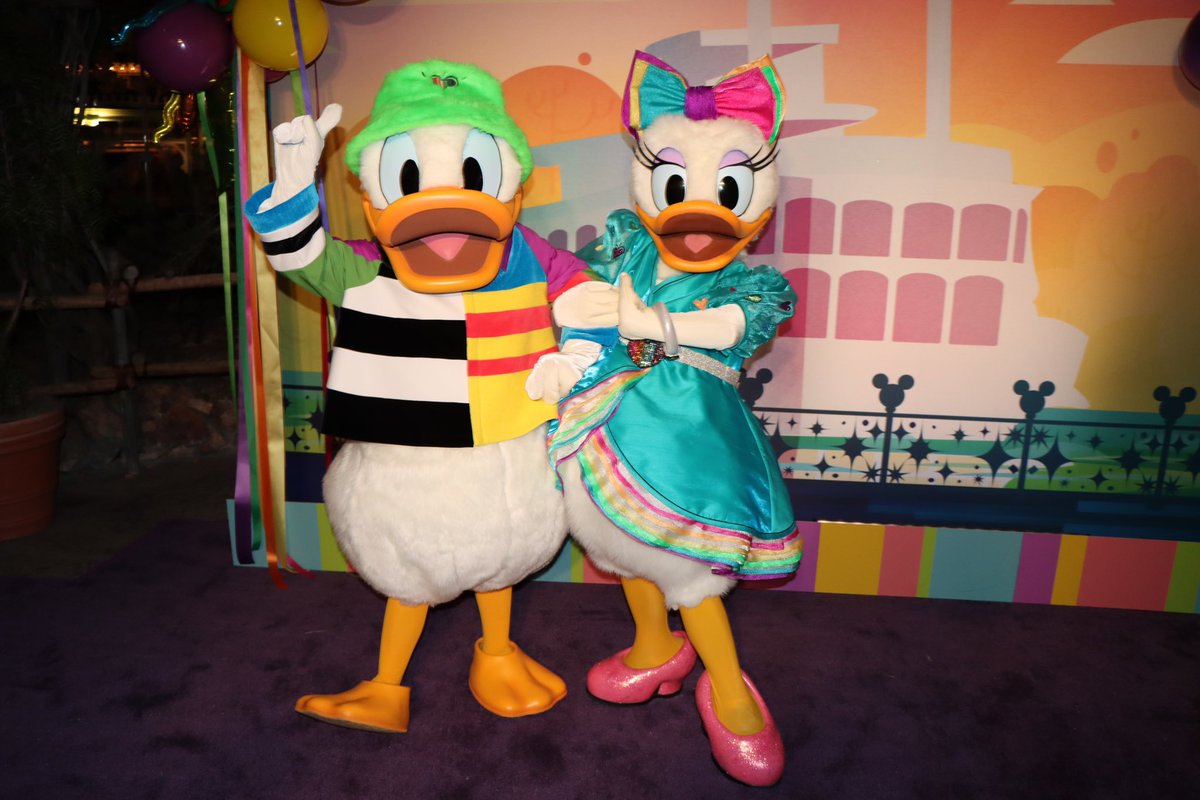 Mickey and friends were dressed to impress at Pride Nite! #DisneylandAfterDarkPrideNite #MickeyMouse #MinnieMouse #DisneylandAfterDark #PrideNite #Disneyland #DisneyPride #DisneylandResort #DLR #ミッキーマウス #ミニーマウス #DonaldDuck #DaisyDuck #ClarabelleCow #Goofy