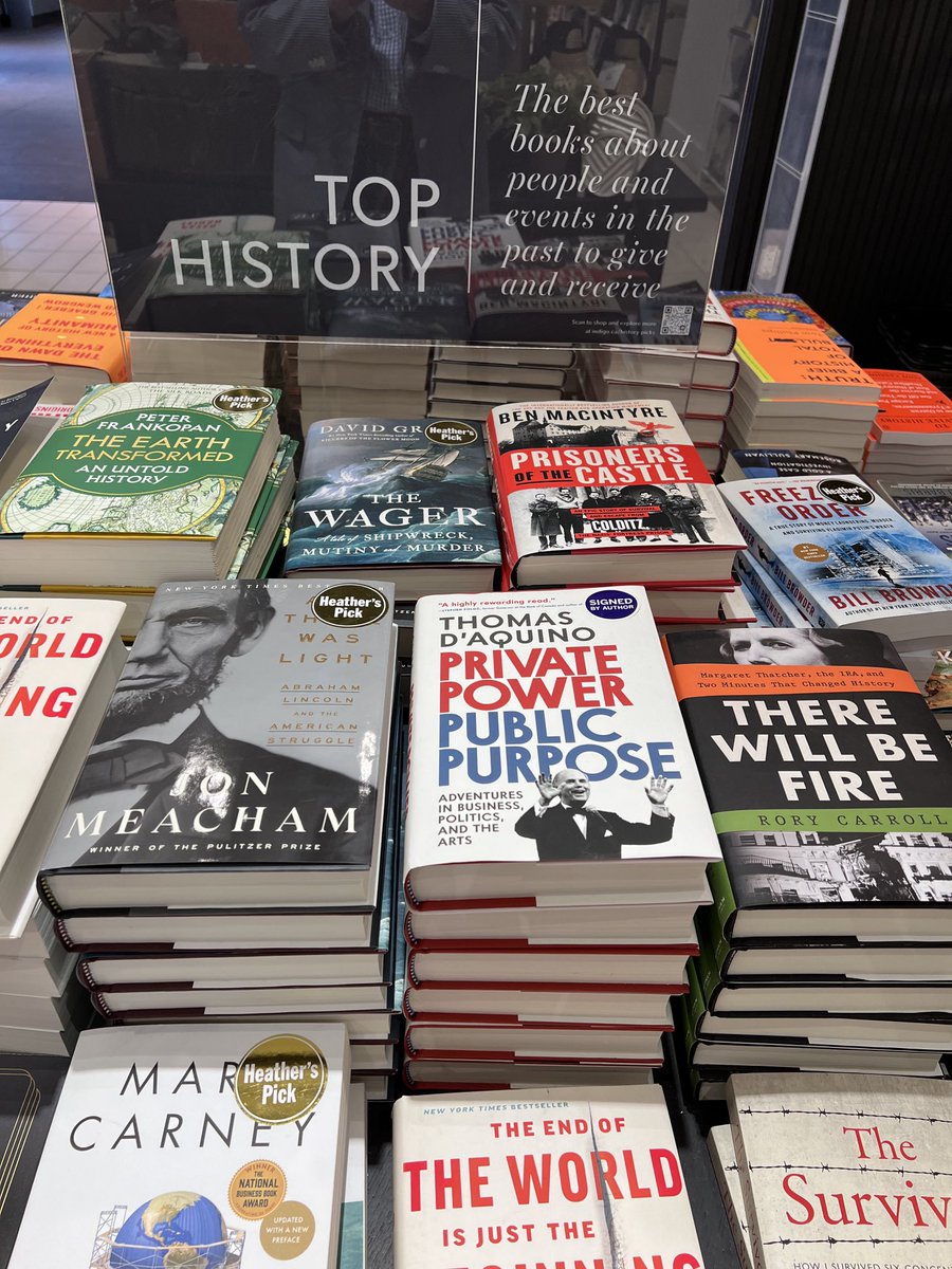 Thomas_dAquino's tweet photo. I dropped in at #IndigoChapters at the #RideauCentre in #Ottawa and pleased to see my book PrivatePowerPublicPurpose in such good company. https://t.co/oDt0wgPW2K