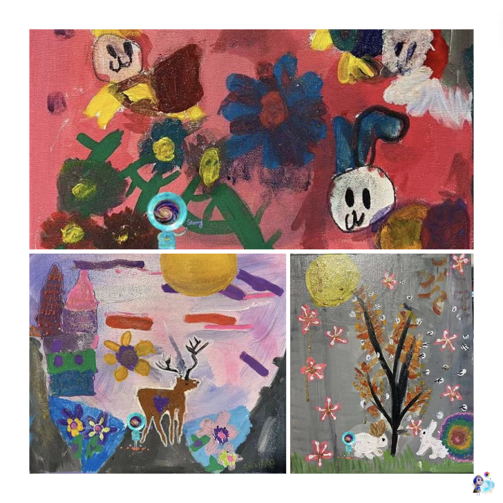 starryarts_'s tweet photo. A collection of stunning landscape paintings by our younger students (5-7 years old)🎉. Can you identify any landmarks?
#artstudio #creativearts #schoolincursion #offlineclasses #imagination #creative #artiframerobot #artwork #animation #education #childrensartwork #landscape https://t.co/zYVfyVB3Ci