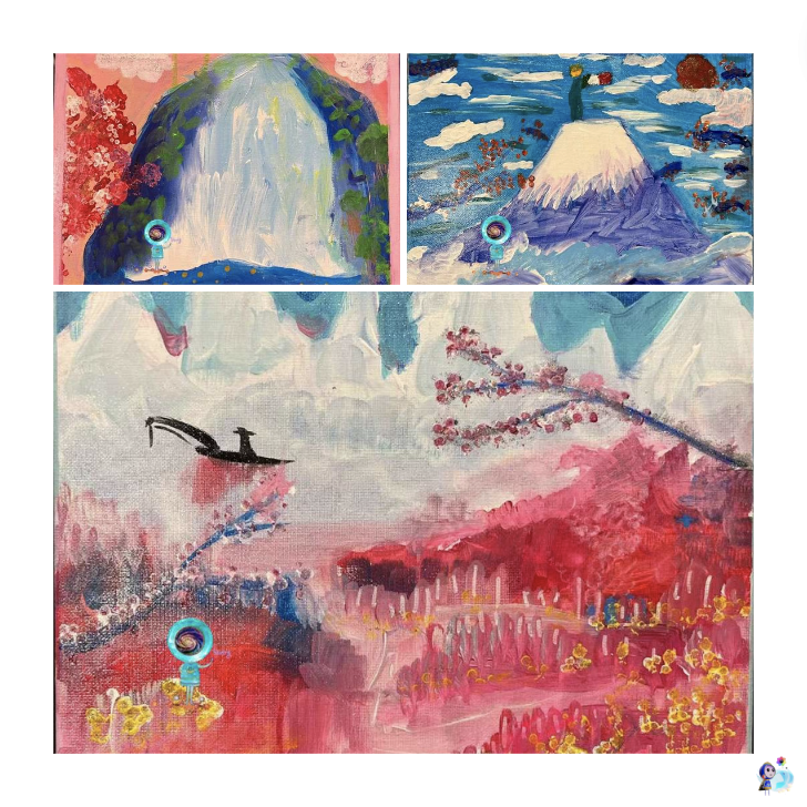 starryarts_'s tweet photo. A collection of stunning landscape paintings by our younger students (5-7 years old)🎉. Can you identify any landmarks?
#artstudio #creativearts #schoolincursion #offlineclasses #imagination #creative #artiframerobot #artwork #animation #education #childrensartwork #landscape https://t.co/zYVfyVB3Ci