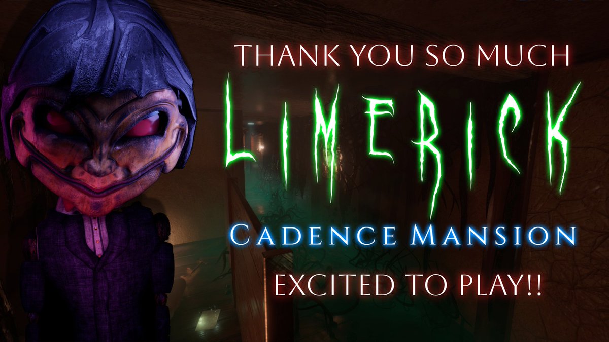 lil_lilybun's tweet photo. 9pm Central | @Jenito_studios
Tonight we are playing Jenito Studios - Limerick Candence Mansion! Thank you once again for the opportunity to play your game!!
https://t.co/tf5RsVnpnB
#horrorfluffle #twitchtv #twitchstreamer #limerickcandencemansion #limeric https://t.co/1NIj7wlW1d