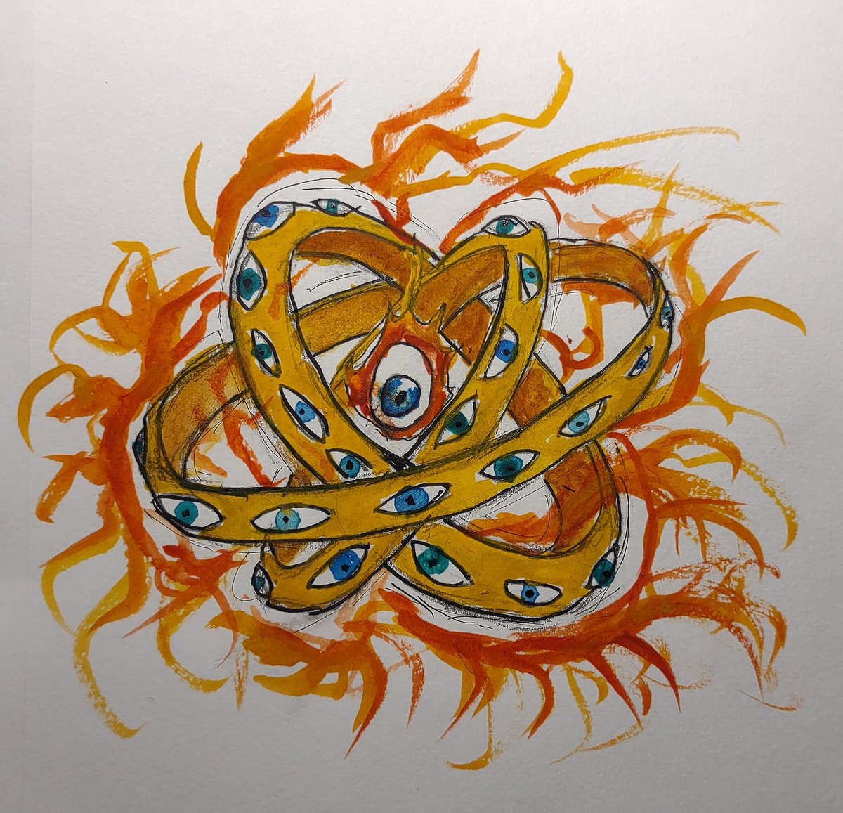 PrincipalityAoi's tweet image. Wheely boy from the stream tonight!
#ArtistOnTwitter #ophanim #Angels #traditionalmedia