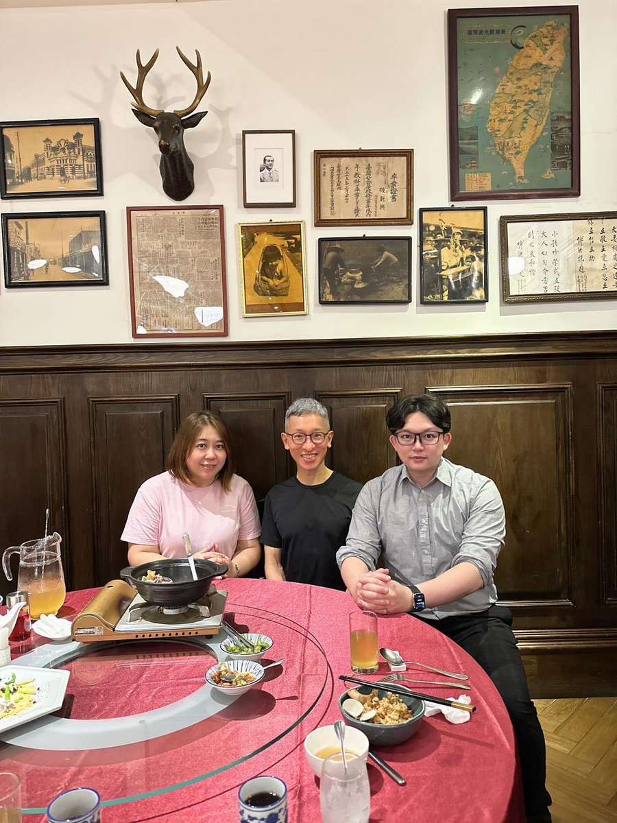 Savouring Taiwanese culinary delights in between presentations in Taiwan.