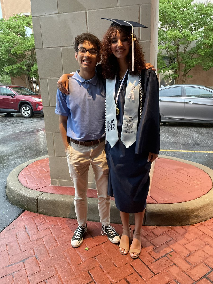 Thankful beyond words to @cpschoolsva for helping us educate our children. We are so proud of them! Our girl graduated high school today and our boy will be a college sophomore in the Fall.  #Classof2023 #Classof2022 #ELLStudents #Proud