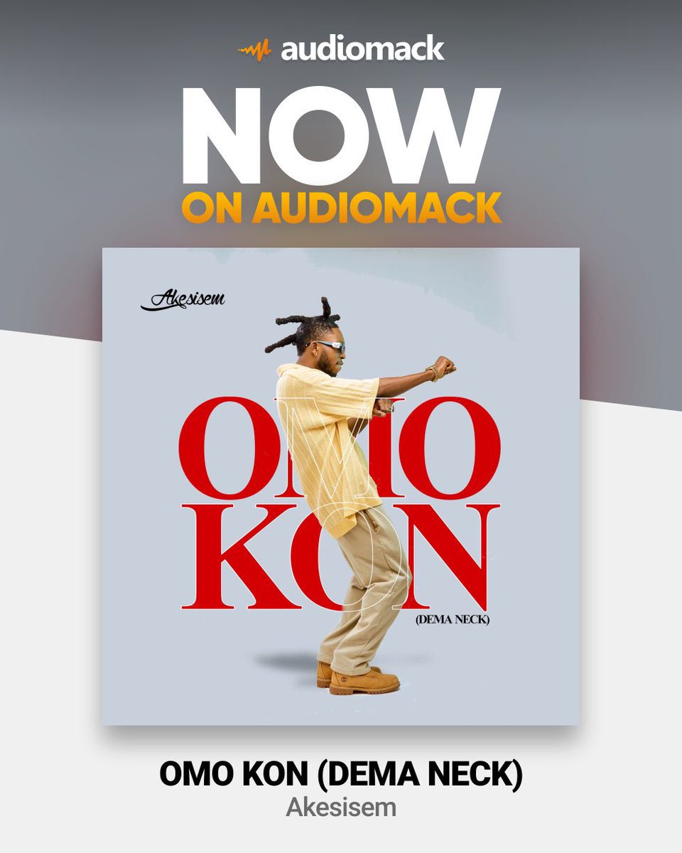 Haya we go Akesisem drops the real Trapperman Story 

👇🏽👇🏽👇🏽👇🏽👇🏽
#OmoKon (Dema Neck) prod.by StreetBeatz

Kindly Stream, Listen and share 🙏🏾
OUT NOW🔥

song.link/gh/i/1691035958

audiomack.com/lifeofakesisem…