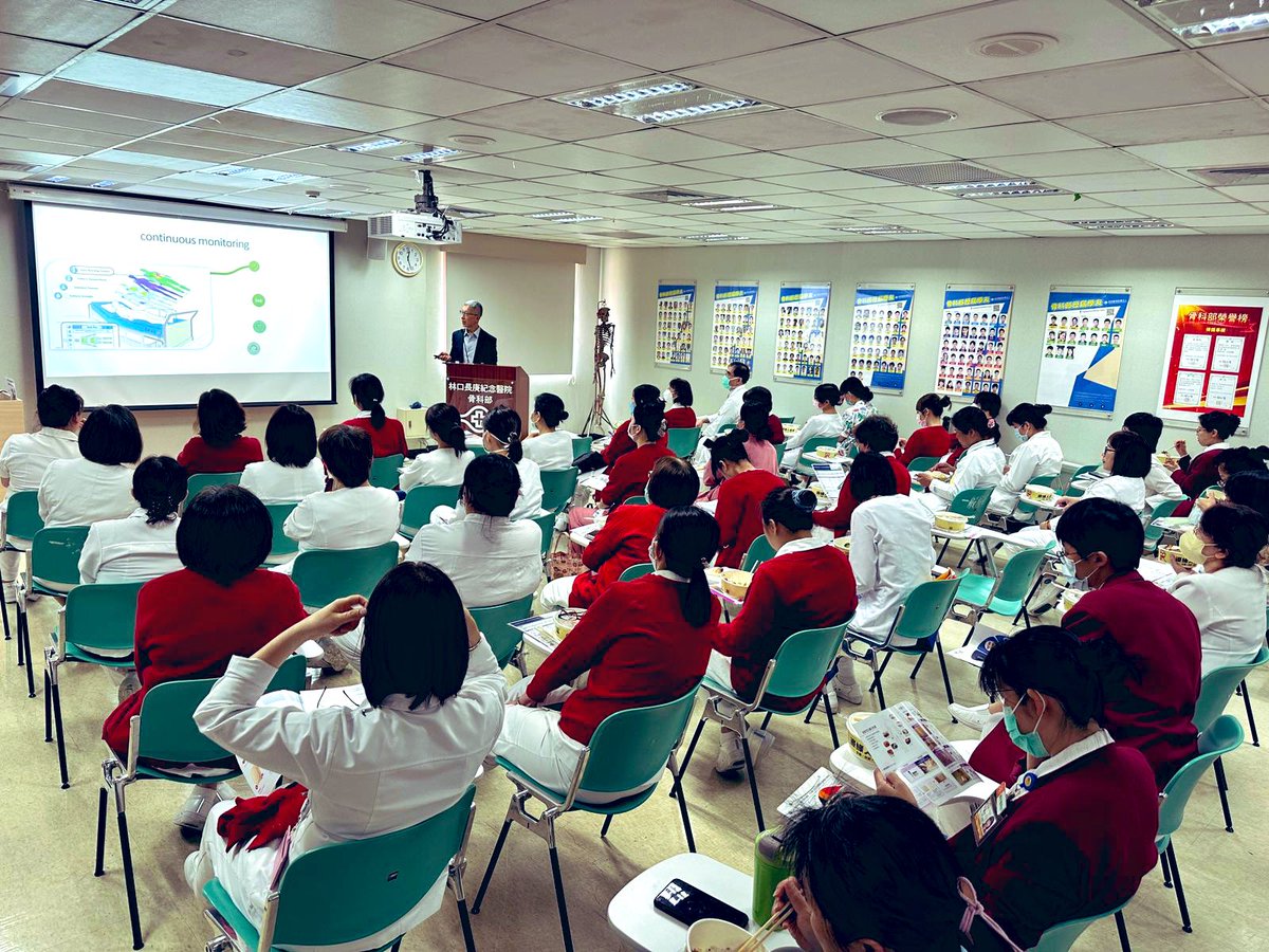 Taking about pressure injury care at Chang Gung  medical center.