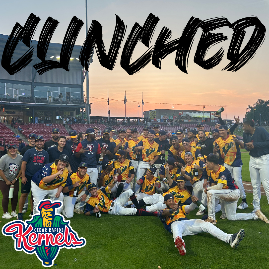 With tonight's win, the Kernels have cliched the Western Division first half!
#PartyatthePark