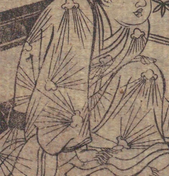 全方向に放射する鼻毛。江戸の遊び心たまらない。
画像は国会図書館デジコレより。 