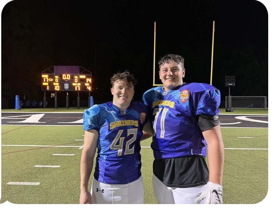 Shriners game winners tonight! Doing Woburn proud. MIKE DOHERTY and AMIN RAHIM. Both played great too! ⁦<a href="/dtcsports/">Daily Times Sports</a>⁩ ⁦<a href="/michaeldots_21/">Michael Doherty</a>⁩ <a href="/aminrahim71/">Amin Rahim</a> ⁦<a href="/FootballBentley/">Bentley Football</a>⁩ ⁦<a href="/WPIFootball/">WPI Football</a>⁩