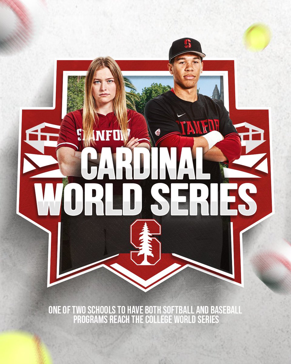 GoStanford's tweet image. Call it the CARDINAL World Series. 

@StanfordSball 🤝 @StanfordBSB 

#GoStanford