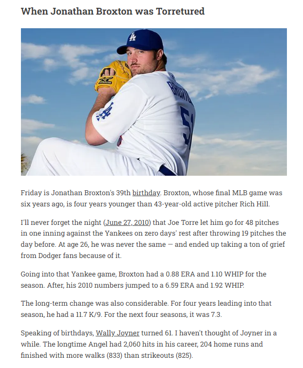 Happy birthday, Jonathan Broxton. From my Stacksub: 