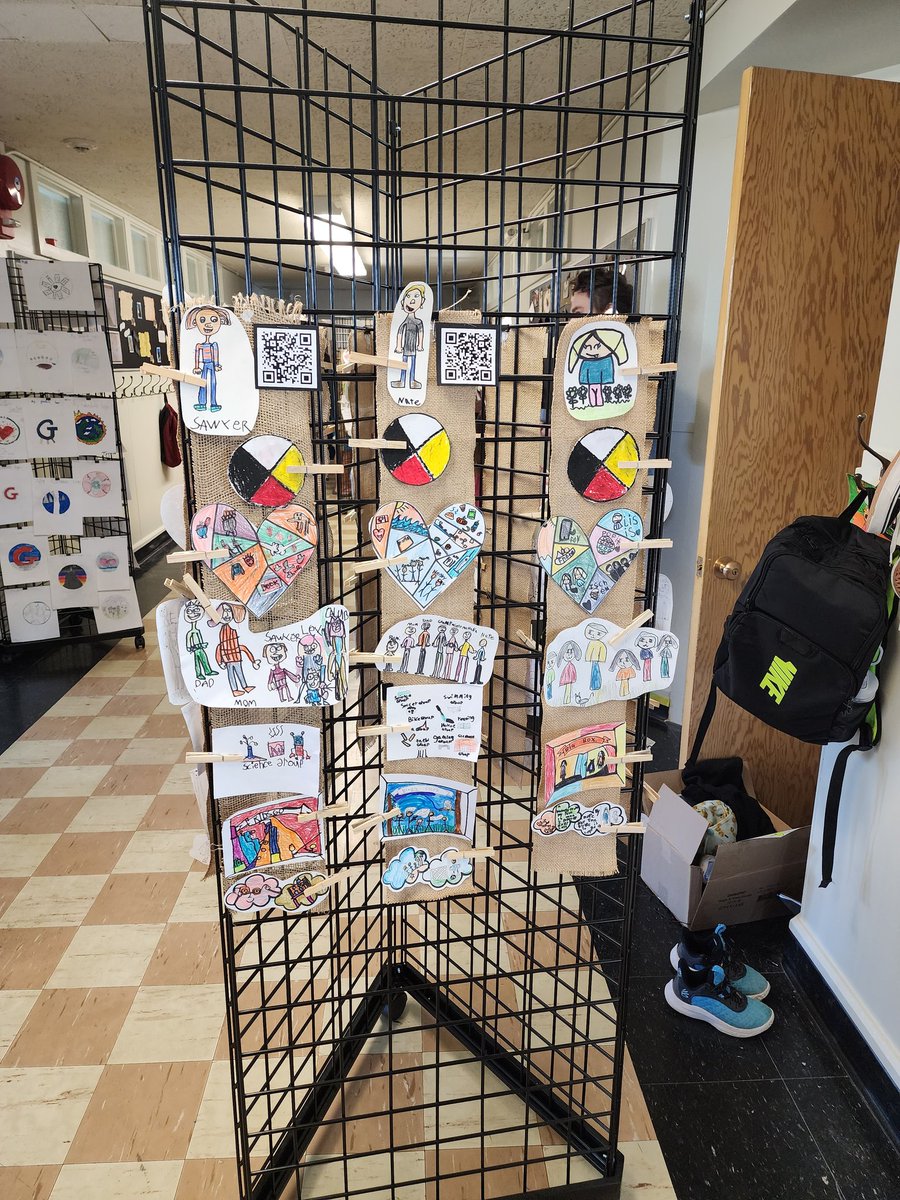 It was wonderful to welcome parents into Glendale School to witness the amazing learning journey our children have been on this year. Excitement, joy, and pride filled every hallway and room. ❤️ "Scan the QR code! You can hear me tell my story!" <a href="/glendalehampton/">Miss. Hamptons Grade 1/2 Class</a> <a href="/glendale_macdon/">Mr. MacDonnell's Grade 1/2</a>