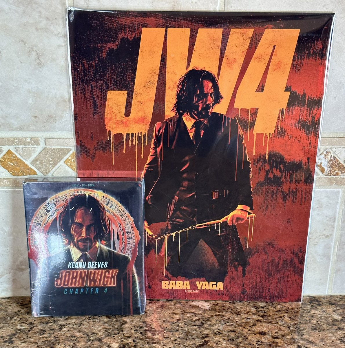 Mail Call! Got my John Wick 4K with Poster!
.
#JohnWick #JohnWick4 #Collectibles #Movie #DisTrackers