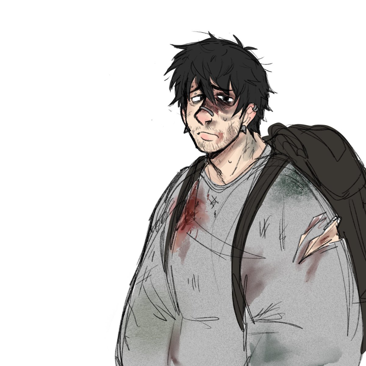 VileHarvester's tweet photo. Dave Steele my beloved pathetic emo #oc #ocart #l4doc #emo https://t.co/IwOwLRlUQT