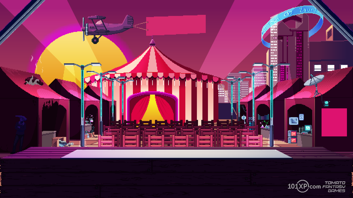 hui_jing22's tweet photo. Super excited to finally be able to share some of the background work I've done for the new DynoPunk release on Steam!
Thank you so much to Tomato Fantasy Games for giving me the opportunity to be part of the team : )

#tomatofantasygames #dynopunk #indiedev #indiegame #pixelart https://t.co/WUGAD78pFX