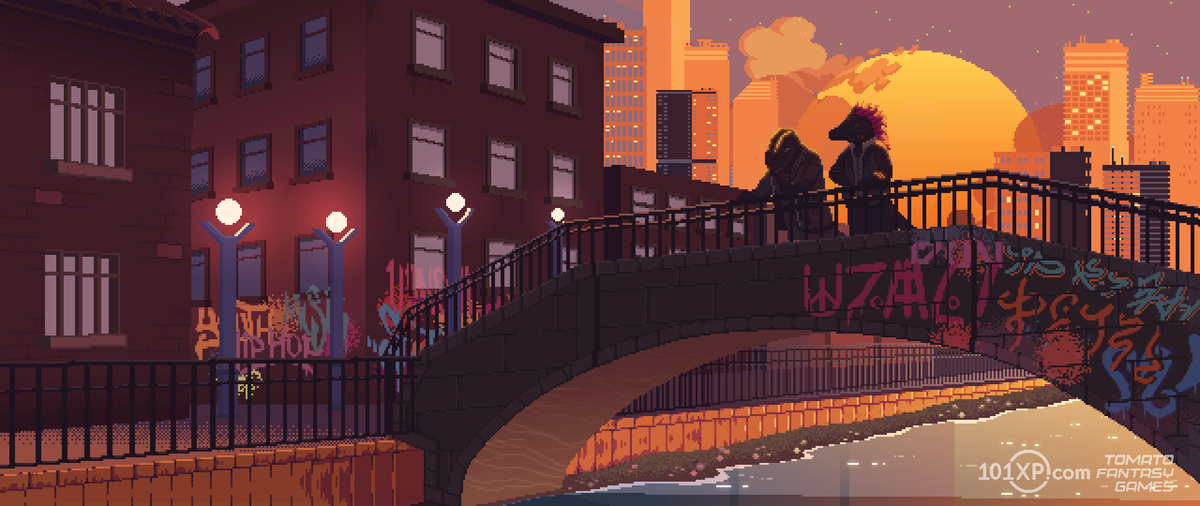 hui_jing22's tweet photo. Super excited to finally be able to share some of the background work I've done for the new DynoPunk release on Steam!
Thank you so much to Tomato Fantasy Games for giving me the opportunity to be part of the team : )

#tomatofantasygames #dynopunk #indiedev #indiegame #pixelart https://t.co/WUGAD78pFX