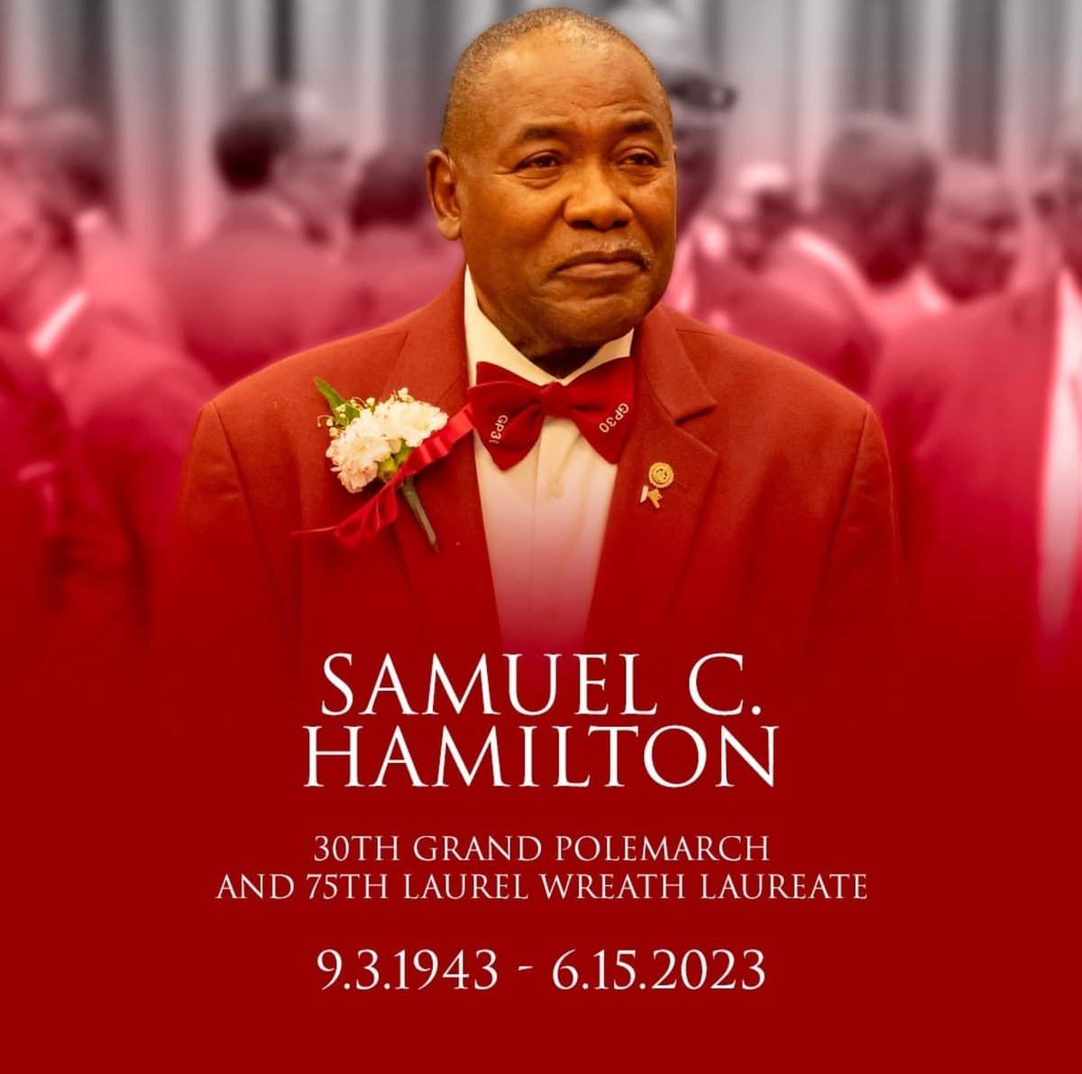 RevAnttimo's tweet image. Rest well on those golden shores… 

Brother Hamilton was the Grand Polemarch when I became a member of this Noble Klan #ChapterInvisible 👌🏾♦️