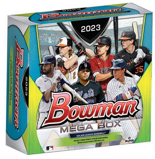 CardPurchaser's tweet image. Have you ripped a 2023 Bowman Mega Box yet? Here is your chance!

- Follow @CardPurchaser 
- Retweet this tweet 
- Check out my free card discord: discord.gg/cardpurchaser

Winner drawn 6/18 at 9pm central! No links sent in DM! US shipping please!