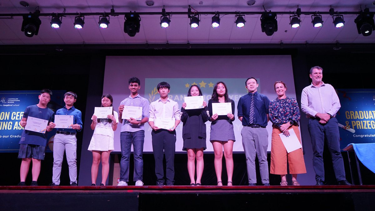 NZPEMatt's tweet photo. First ever sports banquet at @AISVietnam celebrating the successes of our talented student-athletes. Hosted by our amazing sports council. #titansonthree #aistitans https://t.co/PWbAwblF6r