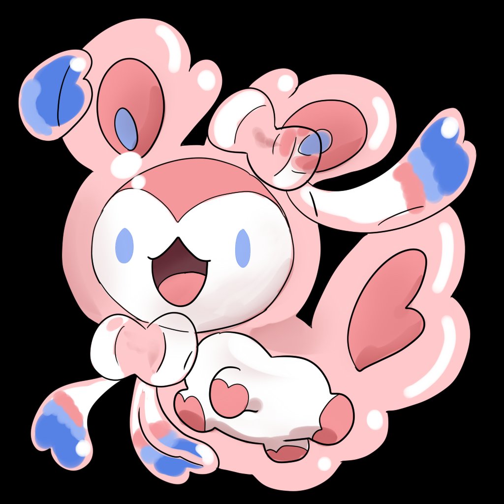 reuniculus x sylveon fusion for my buddy rufusdrumknott