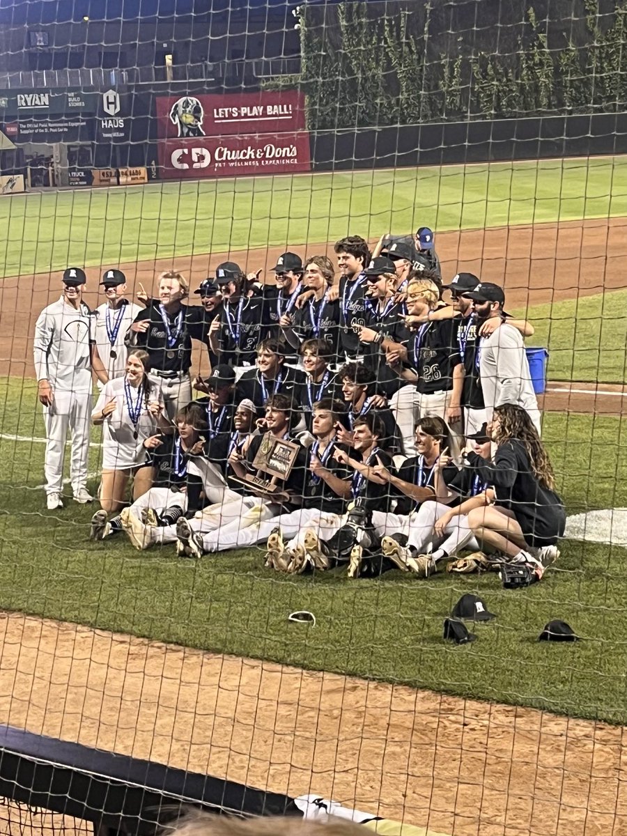 Our East Ridge Raptors are the MSHSL AAAA BASEBALL STATE CHAMPIONS!!!