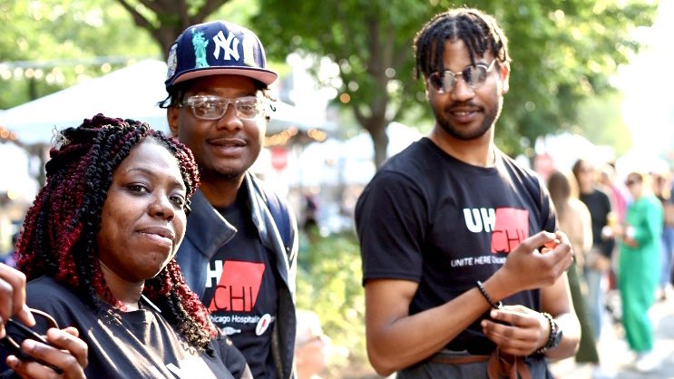 #TasteofRandolph is here! UHCHI culinary apprentices are ready to cook up some delicious food for you! Come say hi 👋 this weekend! #chicago #westloop