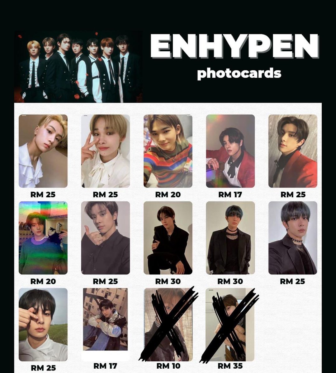 jjuycore's tweet photo. [WTS/ LFS 🇲🇾]

helping out a friend ! dm me for a close up of the pcs 

#pasarENHYPEN #pasarNCT #pasartbz #pasarskz https://t.co/NAMV5zplSs