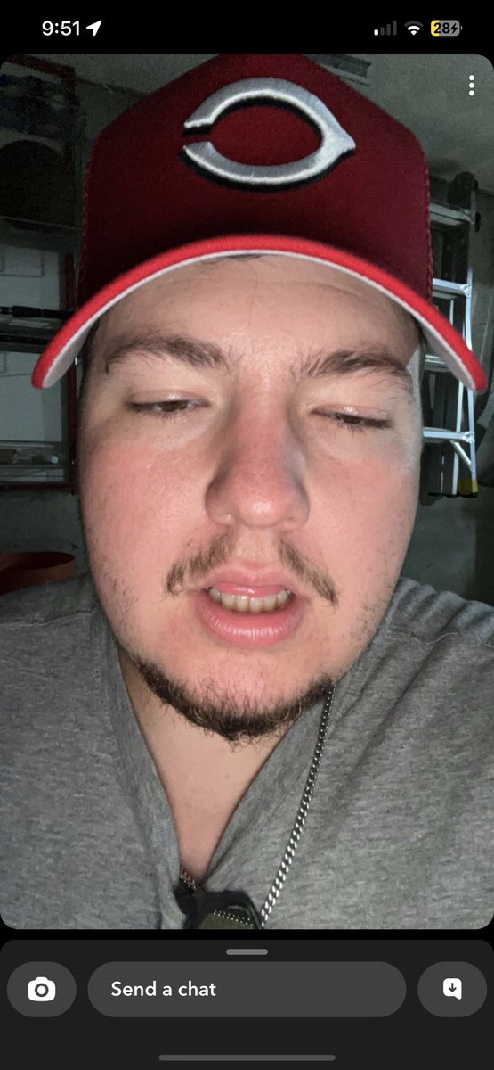 B_A_513's tweet image. “Brett, the #Reds have won six straight. How do you feel?!?”