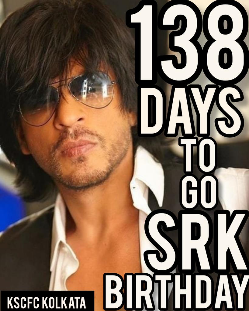 COUNTDOWN IS ON JUST 138 DAYS TO GO FOR SRK DAY SRK BUS SRK @kolkata_srk @iamsrk @KarunaBadwal @RedChilliesEnt @pooja_dadlani @khyatimadaan @BilalS158 #AskSRK #kingkhan #ShahRukhKhan𓀠 #realme11ProSeriesNewRecord #kingofromance #SRK