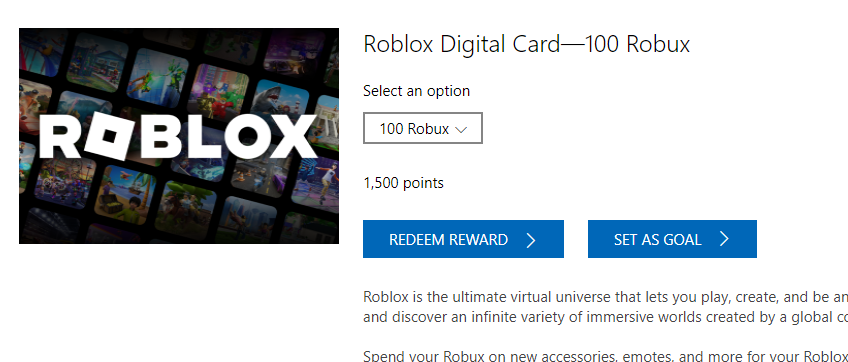 Spend 100 Robux - Roblox