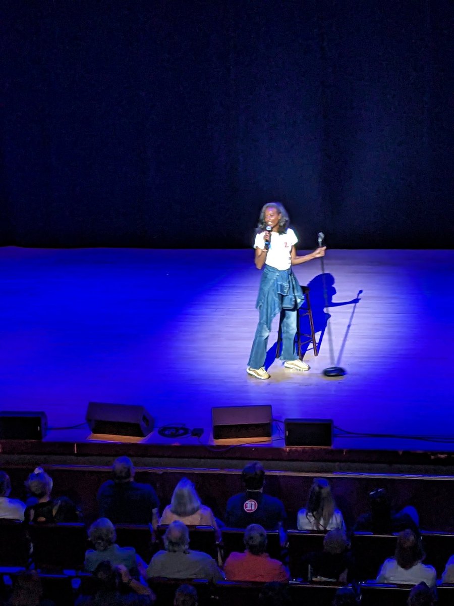 EPinRVA's tweet photo. Such a fun night with @AlonzoBodden , @emmyblotnick , @MoRocca , and @zainabjohnson for the WAIT WAIT Comedy tour! #wwdtm https://t.co/EPx6cUexmu