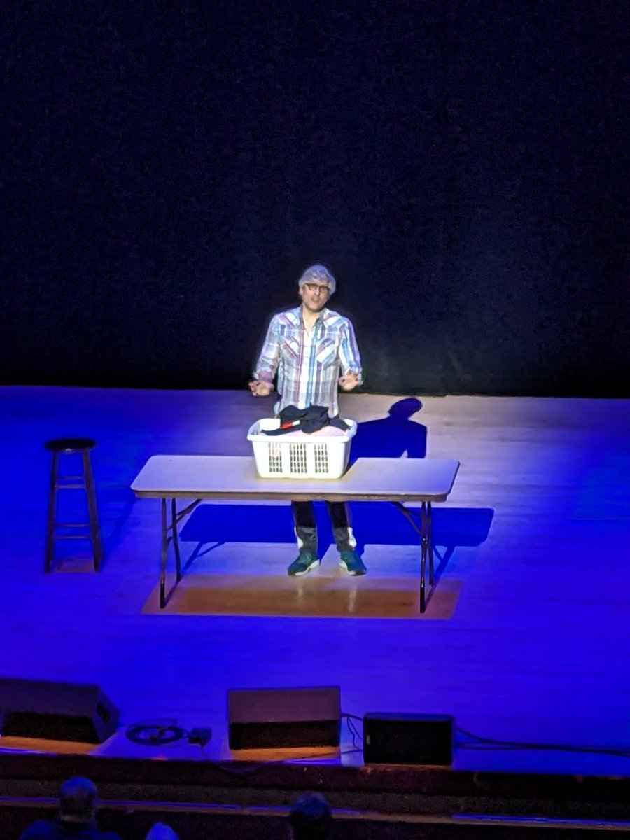 EPinRVA's tweet photo. Such a fun night with @AlonzoBodden , @emmyblotnick , @MoRocca , and @zainabjohnson for the WAIT WAIT Comedy tour! #wwdtm https://t.co/EPx6cUexmu