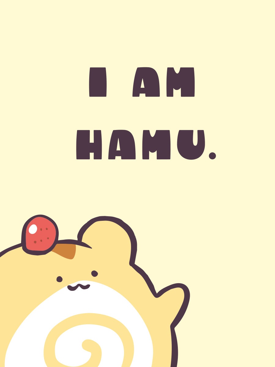 「HAMU.」|ねこもどきのイラスト