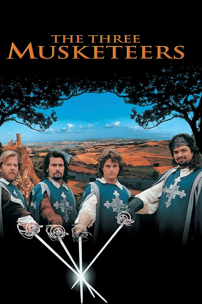 Now watching THE THREE MUSKETEERS (1993)

Starring: (kiefer Sutherland), (Charlie sheen), (Chris o’donnell), (Tim curry), (Oliver platt)

#movie #movies #nowwatching #currentlywatching #disney #disneymovie