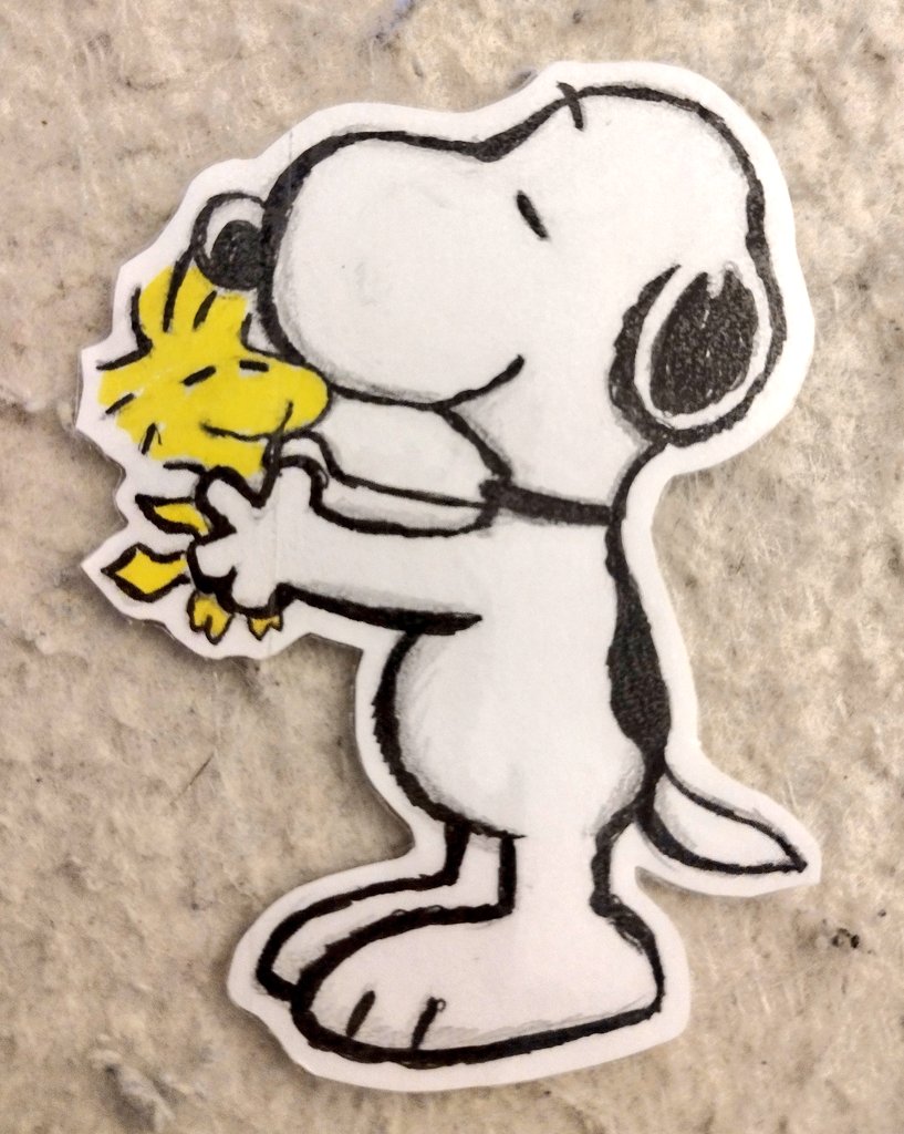 More sticker time!! (⁠≧⁠▽⁠≦⁠)
Snoopy and Woodstock hugs!