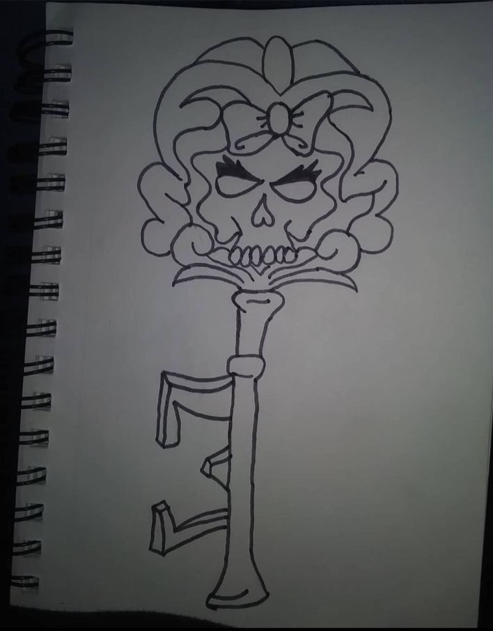 ShipwreckStarla's tweet photo. #shittyart number19!! I actually her so we got her for good 🫶 #free #baddrawing for requests!
#imnotanartist #skullart #skeletonkey https://t.co/PaI2KvO5WA