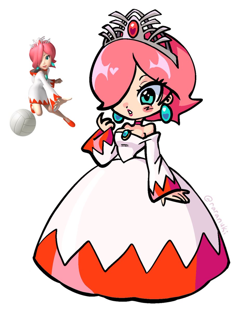 white mage 1girl jewelry pink hair earrings dress hair over one eye white background  illustration images