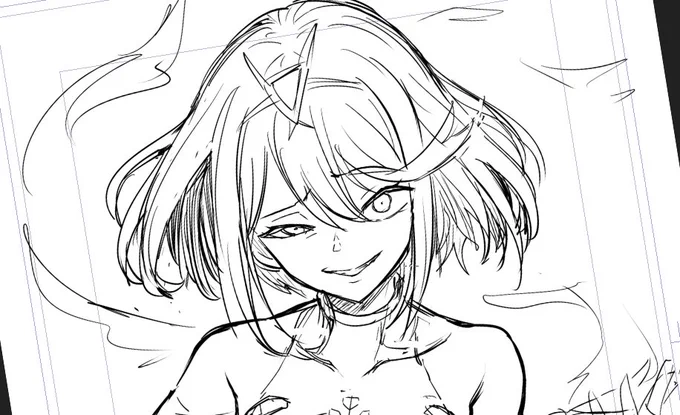 描いている