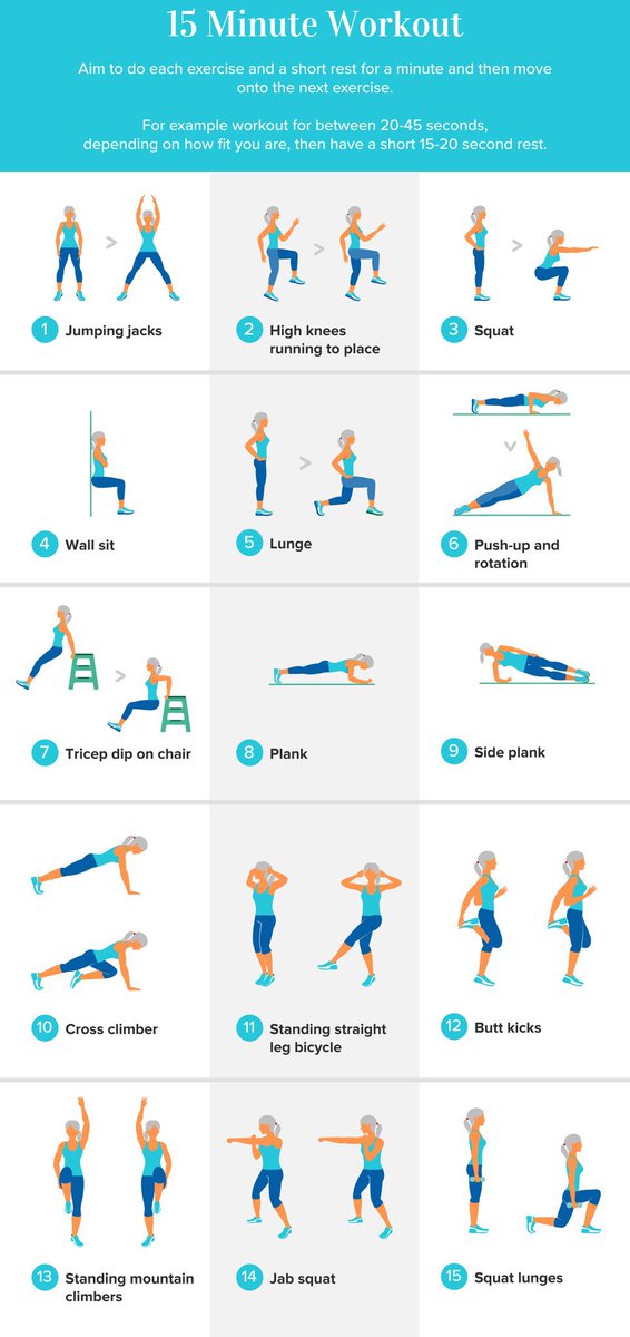 Sibuk &amp; capek udah gabisa jadi alesan lagi buat gk olahraga karena lu bisa HIIT di rumah cuma 10-15 menit. Kelar.
Olahraga macem ini efektif &amp; efisien buat ngurangin lemak badan krn terbukti 25-30% efektif bakar kalori dibanding jenis olahraga aerobik lain.
Dah olahraga belom? 😀