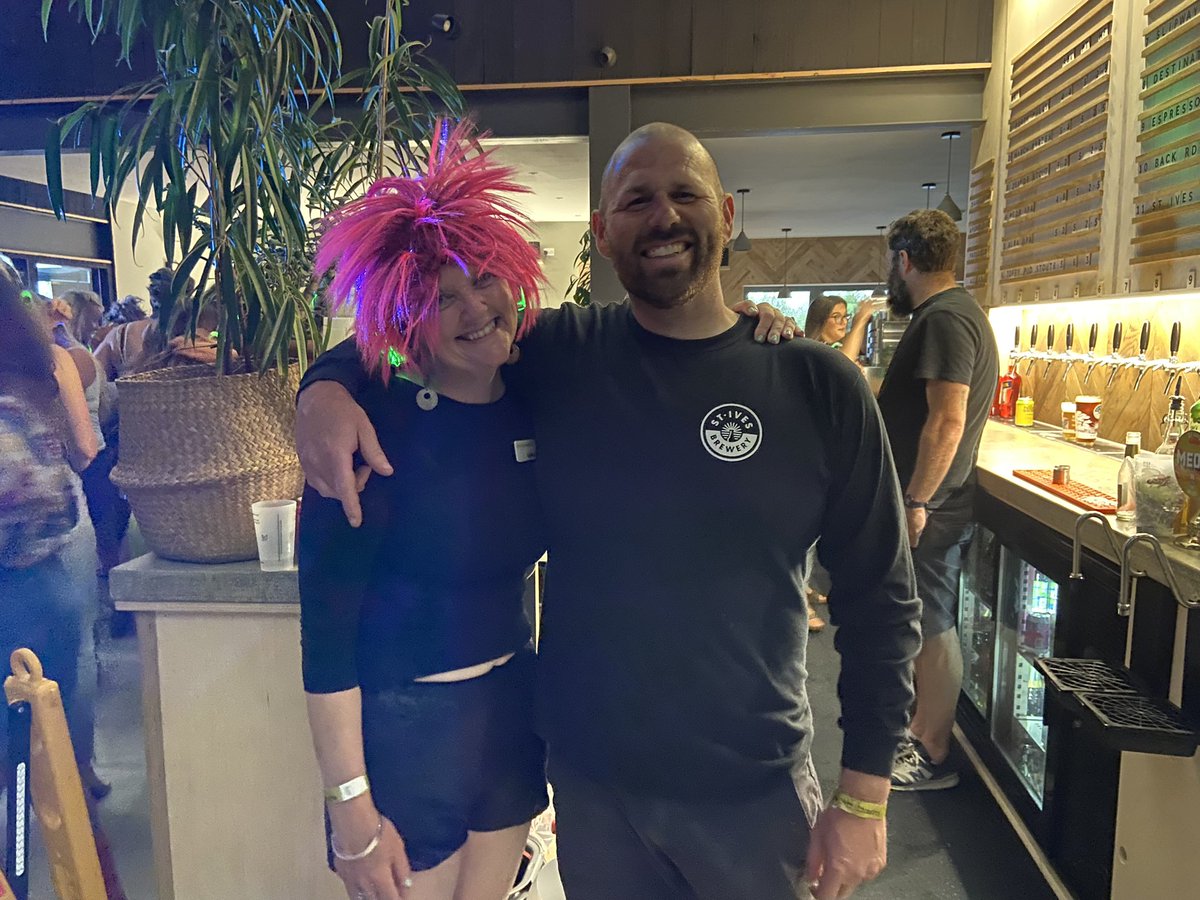 RCHTCharity's tweet photo. Enormous thanks from us all to the incredible @stivesbrewery for hosting our major fundraiser last night.

Their generosity and kindness is helping to make a difference to the people of Cornwall and we’re so grateful.

Also - what a party - tremendous!! https://t.co/o4q6W5nWgc